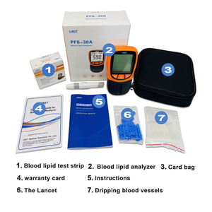 Tiras Reactivas para Análisis <span class=keywords><strong>de</strong></span> Lípidos en Sangre URIT-30 PFS-30/30A, Prueba <span class=keywords><strong>de</strong></span> TC/HDL/TG, <span class=keywords><strong>Medidor</strong></span> <span class=keywords><strong>de</strong></span> <span class=keywords><strong>Colesterol</strong></span>, Pentámetro <span class=keywords><strong>de</strong></span> <span class=keywords><strong>Triglicéridos</strong></span> - Product Image 2