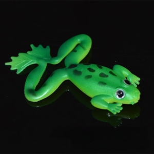 Señuelo blando de acero inoxidable con anzuelo único, simulación de rana trompetera, antideslizante, tipo Luya, para la pesca de Blackfish, con forma de insecto blando - Product Image 1