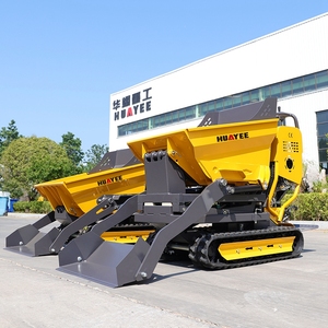 HY-A05 Mini camion hydraulique chenillé Dumper recruter Agent pas cher petit transporteur sur chenilles usine directement vente Mini Dumpers - Product Image 3