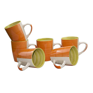 Tasse à café réutilisable personnalisée en noir mat 11oz tasses en céramique colorées à l'intérieur - Product Image 5