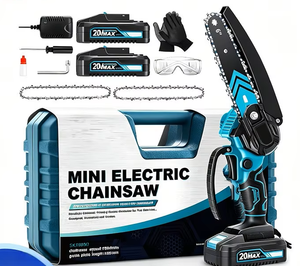 <span class=keywords><strong>Scie</strong></span> à chaîne électrique sans balais rechargeable au lithium de 6 pouces, mini-<span class=keywords><strong>scie</strong></span> à main, qualité professionnelle OEM pour usage domestique et forestier - Product Image 5