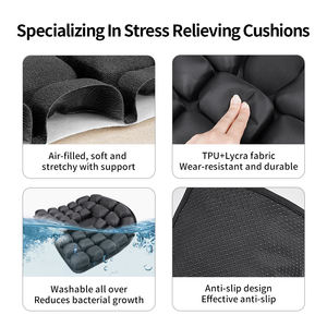 <span class=keywords><strong>Coussin</strong></span> de siège de voyage <span class=keywords><strong>coussin</strong></span> de soulagement de pression gonflable à Air 3D pour le soulagement de la douleur des hémorroïdes et du coccyx <span class=keywords><strong>coussin</strong></span> breveté <span class=keywords><strong>Amazon</strong></span> - Product Image 4