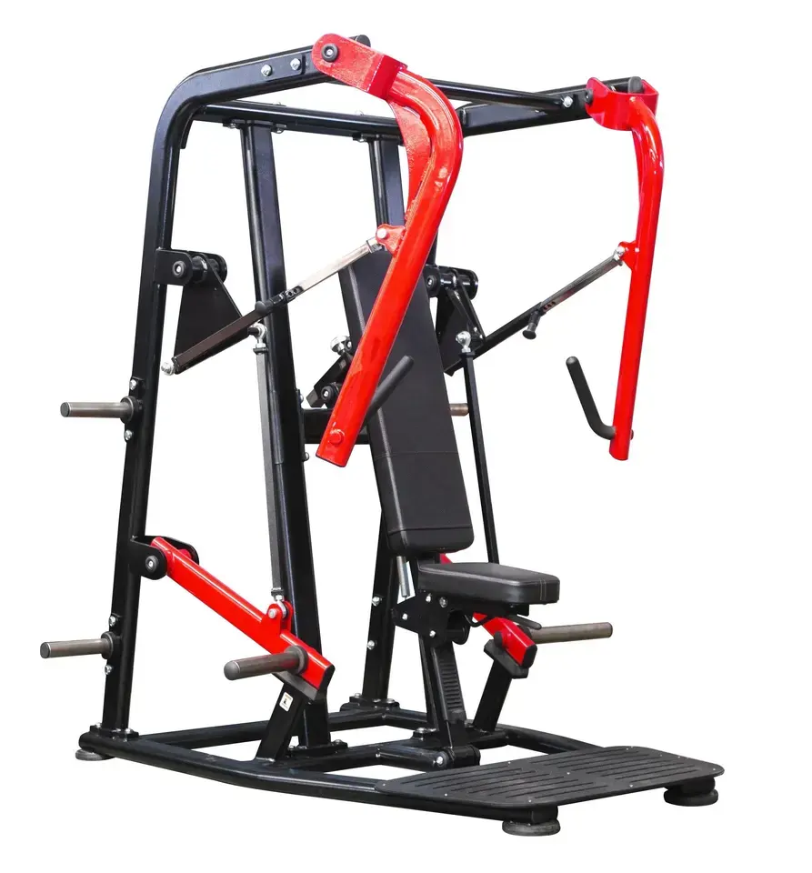 Wholesales máquina de treinamento de força, equipamento fitness com placa para exercício carregado iso-treinador de pressão lateral para peito livre