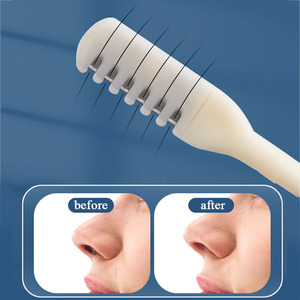 Double-ended <b>Nose</b> Hair <b>Trimmer</b> Reusable <b>Nose</b> Hair Scissors Men Women Portable <b>Ear</b> Scoop Hair Scraper Clean Remover Tools - Product Image 2
