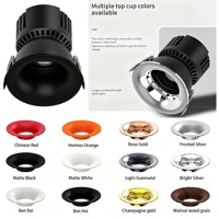 Plafonnier LED encastré rond intelligent à intensité variable, lumière douce et uniforme, dissipation rapide de la chaleur, longue durée de vie