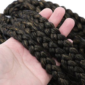 กล่องบ๊อบถักเปีย<span class=keywords><strong>ผม</strong></span><span class=keywords><strong>สั้น</strong></span><span class=keywords><strong>ผม</strong></span>ถักบ๊อบผมสังเคราะห์พร้อม<span class=keywords><strong>ปลาย</strong></span>หยิก10นิ้วสีบลอนด์ - Product Image 3