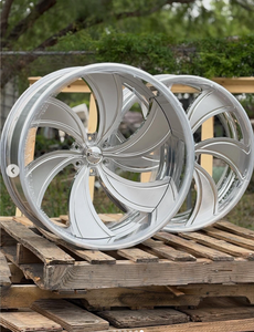 RCSR RUCCI <span class=keywords><strong>Intro</strong></span> WHEELS 22 24 26 28 pouces Jantes forgées sur mesure Concaves Twisted Vista Brush Concave Backs - Product Image 6