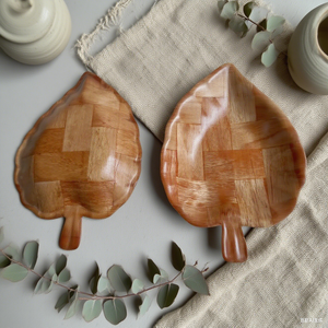 ชามสลัดไม้รูปดอกพลัมใช้งานได้จริงสำหรับบ้านร้านอาหารคาเฟ่ใช้สำหรับเสิร์ฟอาหารและผลไม้ - Product Image 2