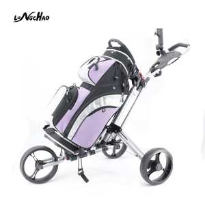 Оптовая продажа с фабрики 3 колеса электронной ручной тележки гольфа складная тележка для гольфа - Product Image 3