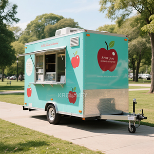 2025 Pancake Cup Cake Shop Bakery <b>Cart</b> Fast Trucks Outdoor Mobile Food Trailer for Sale - Product Image 4