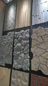 Durable écologique anti-dérapant ignifuge résistant à la chaleur polyuréthane extérieur Faux Rock panneau mural 300*120 mince <span class=keywords><strong>dalle</strong></span> solide - Product Image 6