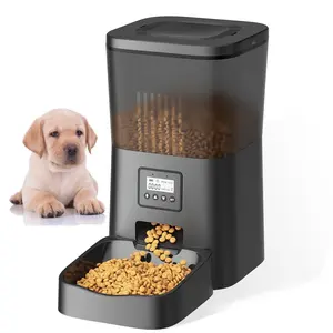 Alimentadores automáticos do distribuidor automático do alimento para o cão e o gato com bateria do gravador de voz do controle do portion