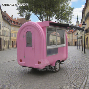 OEM Hot Dog Cart <b>Small</b> With Sink And Fridge Bbq pizza burger Mobile Food Truck Trailer - Product Image 4