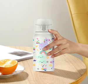 3d Printed Stainless Steel Vacuum American Style Outdoor Carry <b>Flask</b> Popular Children's Camping <b>Bottle</b> - Product Image 3