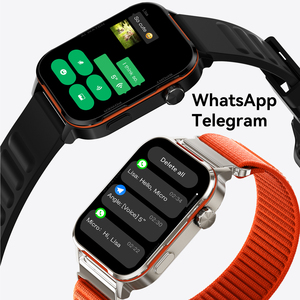 Montre connectée DSM11 Microwear Z403, compatible WhatsApp, Telegram, notification vocale, réponse au texte, appel Bluetooth, fitness, sport, intelligence artificielle - Product Image 2