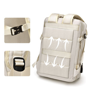 Custom Luxury Nylon Men's Usb Travel School Laptop <b>Backpack</b> <b>Waterproof</b> Extendable Business College <b>Backpack</b> - Product Image 4