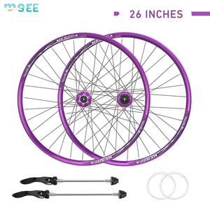 SeeMore Paire de roues de VTT frein à disque en aluminium 26/27.5 pouces 120mm AM tout-terrain haute résistance 35mm largeur pièces de vélo <span class=keywords><strong>roue</strong></span> - Product Image 3