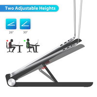 Support Portable pour ordinateur Portable, facile à transporter, support de bureau pour ordinateur Portable, Compatible avec Apple MacBook, Design pliable dans un sac
