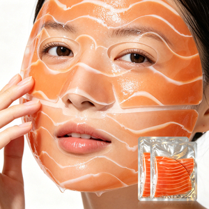 Masque de nuit au <span class=keywords><strong>bio</strong></span>-collagène de saumon, marque privée OEM, hydratant, éclaircissant et anti-rides, soin de la peau, masque de nuit - Product Image 1