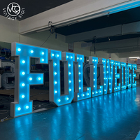 3ft 4ft Custom Giant Light MARRY ME Bulb Marquee Letter Sign Bright Red Giant Letters Big LED Bulb Marquee Letter Lights Signs