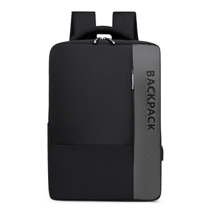 Sac à dos pour ordinateur portable Lvteng, tendance, en tissu Oxford, avec bande réfléchissante personnalisée, imperméable, fermeture éclair antivol, port de charge USB - Product Image 3