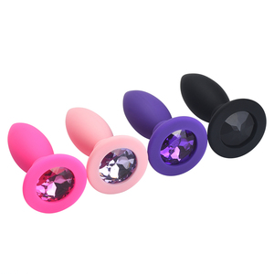 Tapón <span class=keywords><strong>Anal</strong></span> de silicona para hombres y mujeres, joyería de cristal, suave, táctil, tapón <span class=keywords><strong>Anal</strong></span>, cuentas, <span class=keywords><strong>dilatador</strong></span> <span class=keywords><strong>Anal</strong></span>, juguetes masculinos - Product Image 1
