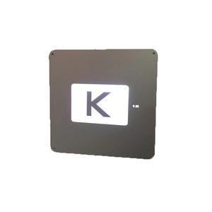 Autre tableau de projection d'optométrie 40x40 cm, instrument électrique d'examen de l'acuité visuelle, tableau blanc à projection arrière de classe I - Product Image 3