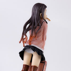 Giocattoli in resina PVC azione e giocattolo di alta qualità 29cm postura in piedi uniforme per studenti Demon slayer figure anime <span class=keywords><strong>Kamado</strong></span> <span class=keywords><strong>Nezuko</strong></span> - Product Image 6