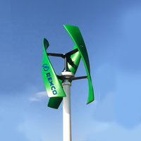 Générateur éolien à faible bruit 2000w 2kw 48v 220v 230v Générateur éolien vertical