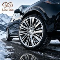 Jantes en alliage forgées sur mesure, multi-rayons, argentées, 18x8J 5x114.3 ET40 CB64.1 pour Honda Civic Aftermarket
