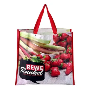 Bolsas ecológicas promocionales con opción de regalo no tejida de espacio publicitario Premium para catering