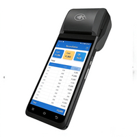 Caisse enregistreuse biométrique Android 13 POS, terminal 5,5 pouces, 6400mAh, Bluetooth, USB, NFC, imprimante thermique, caméra 5MP, mobile