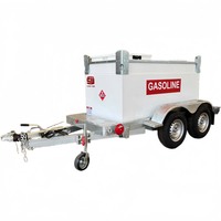 Réservoir de carburant SUMAC 1000L 2000L certifié UN/ADR avec remorque et pompe de transfert portable 12V/24V certifiée CE pour diesel et essence