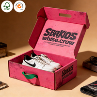 Caja de Color Personalizada de Alta Calidad, Caja de Papel de Color, Empaque de Caja de Color con Ventana Transparente, Caja de Papel de Color para Zapatos, Botas y Zapatos de Diseñador