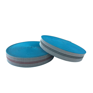 Sangle de rembourrage de haute qualité modèle 5HPE-80 bleue de 5 cm de large, <span class=keywords><strong>bande</strong></span> élastique pour meubles, sangle en <span class=keywords><strong>caoutchouc</strong></span>/polyester pour canapé, 2025 - Product Image 2