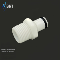 Raccord rapide de remplacement en acétal 1/4 3/8 NPT BSPT à filetage mâle pour raccords rapides CPC PLC