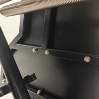 Chaise de Pilates en métal, chaise de stabilité commerciale avec poignées réglables et ressorts, idéale pour l'entraînement du tronc en studio de Pilates