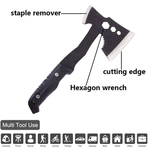 Toughguy bushcraft đa công cụ cắm trại rìu tách hatchet để cắt gỗ thép carbon 29.6cm Chiều dài tổng thể ngoài trời SỐNG SÓT - Product Image 2