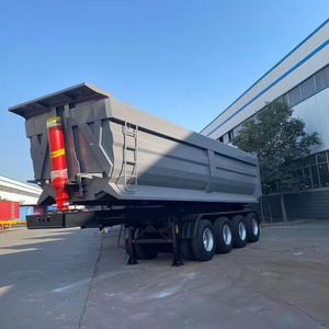 Semirremolque de Descarga Trasera de Forma Rectangular para Transporte de Carbón, 20-25T, Acero, Shandong 3/6 12r22.5 - Product Image 2