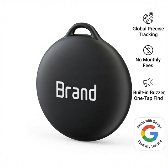 Works with Android Find My Device Network Smart Tag Item Finder Anti-lost Tracker for Keys Wallet Baggage
