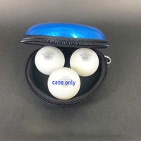 Estuche de almacenamiento para pelotas de tenis de mesa, bolsa protectora de carcasa dura para pelotas de ping pong, solo estuche