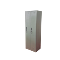 Super qualité métal 2 portes casier en acier vêtements placard de rangement armoire fer vêtements placard Almirah chambre meubles