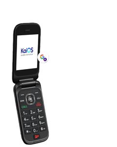 Teléfono con Funciones 4G Resistente, Batería de 2000 mAh, <span class=keywords><strong>KaiOS</strong></span>, WiFi y GPS |   Éxito de Ventas en Estados Unidos - Product Image 1