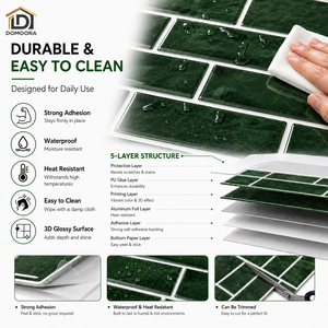 <span class=keywords><strong>Carreaux</strong></span> muraux en mosaïque <span class=keywords><strong>de</strong></span> résine autocollants <span class=keywords><strong>de</strong></span> qualité export, imperméables, résistants à la chaleur, à peler et coller, pour crédences et projets - Product Image 4