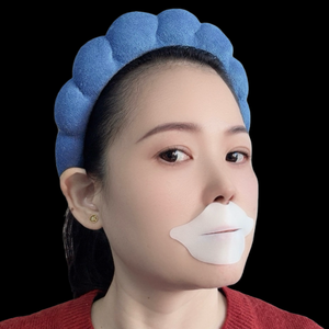 <span class=keywords><strong>Masque</strong></span> pour les lèvres en hydrogel au collagène avec logo personnalisé OEM, réparation des lèvres gercées, avec support en <span class=keywords><strong>tissu</strong></span> non tissé - Product Image 2