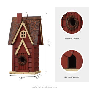 Gabbia decorativa per animali domestici in legno massello, - Product Image 6