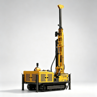 Petite foreuse hydraulique portable pour projets de forage de puits d'eau et d'échantillonnage de roches