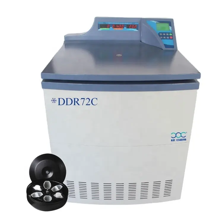 Floor Refrigaerated ultra capacity centrifuge with 6*2400ml rotor DDR72C