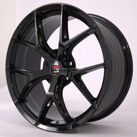 Jantes en alliage d'aluminium Flow Forming avec logo personnalisé REW, finition sur mesure, creuses, 19x8.5 19*9.5 5x108/112/114.3/120, jantes de voiture