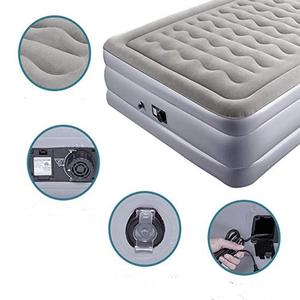 Matelas Gonflable Floqué Spring Of The Century, Taille Simple, avec Pèse-Personnes Électrique Intégré, Blanc Grisâtre, Lit d'Appoint pour la Maison - Product Image 4